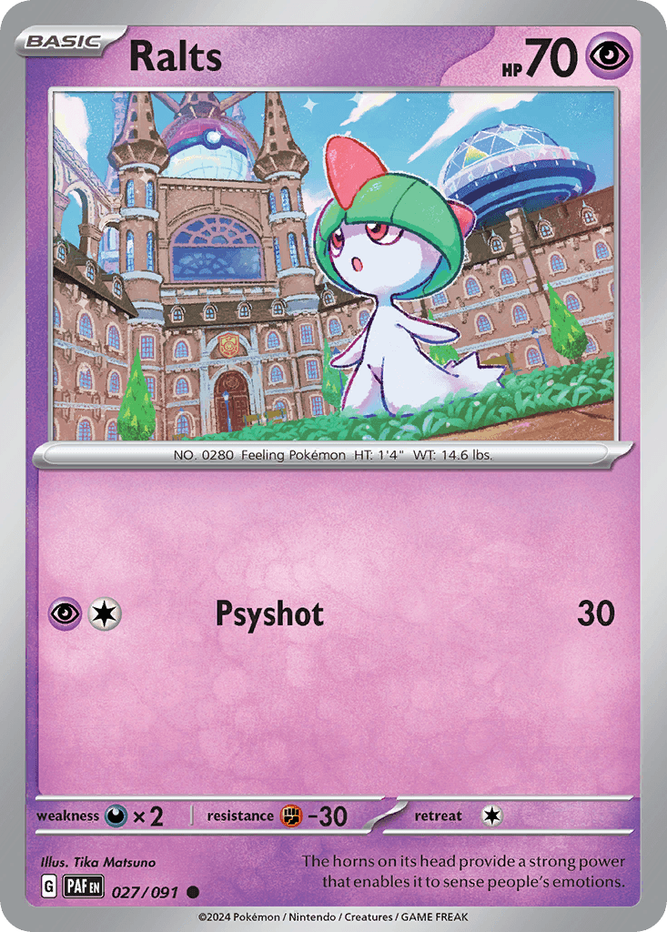 Ralts — Paldean Fates #27