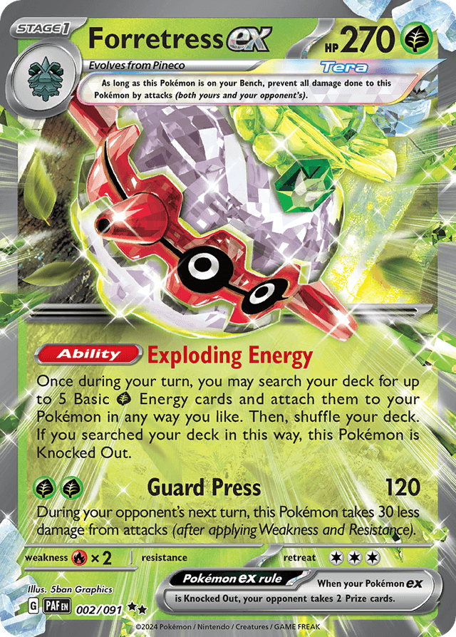 Forretress ex — Paldean Fates #2