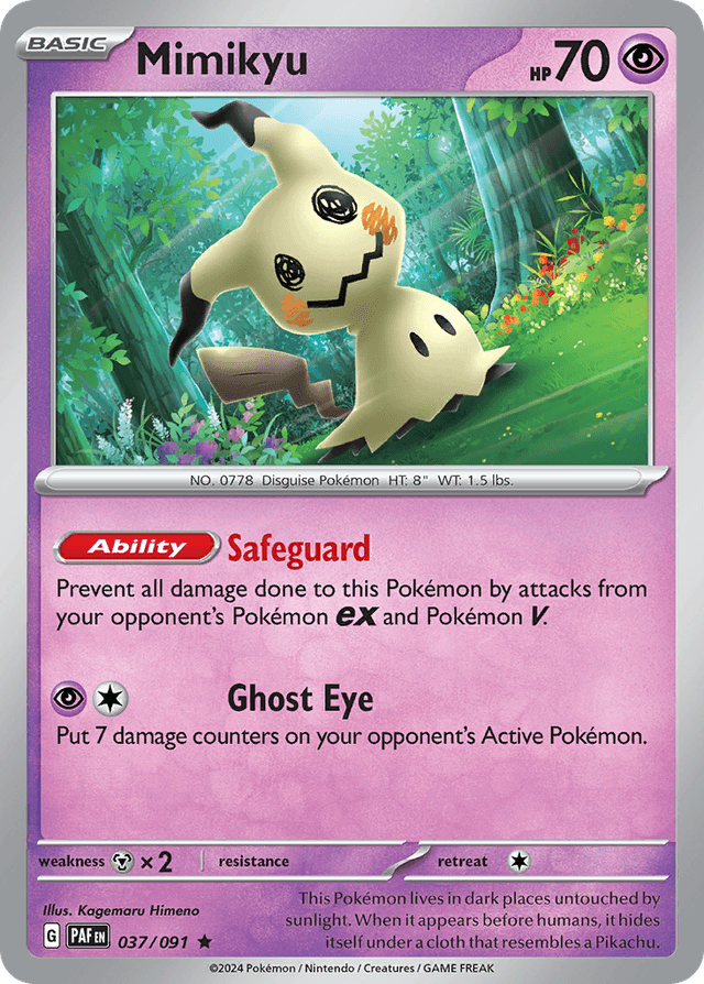 Mimikyu — Paldean Fates #37