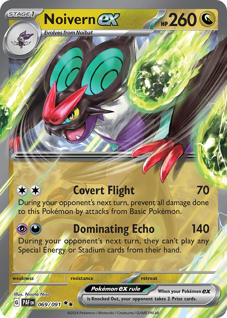 Noivern ex — Paldean Fates #69