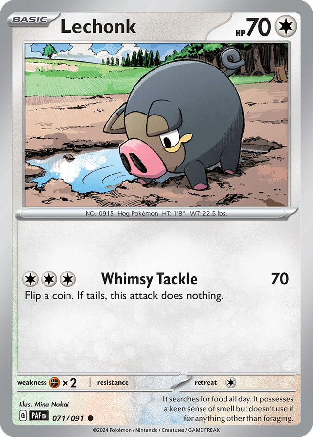 Lechonk — Paldean Fates #71