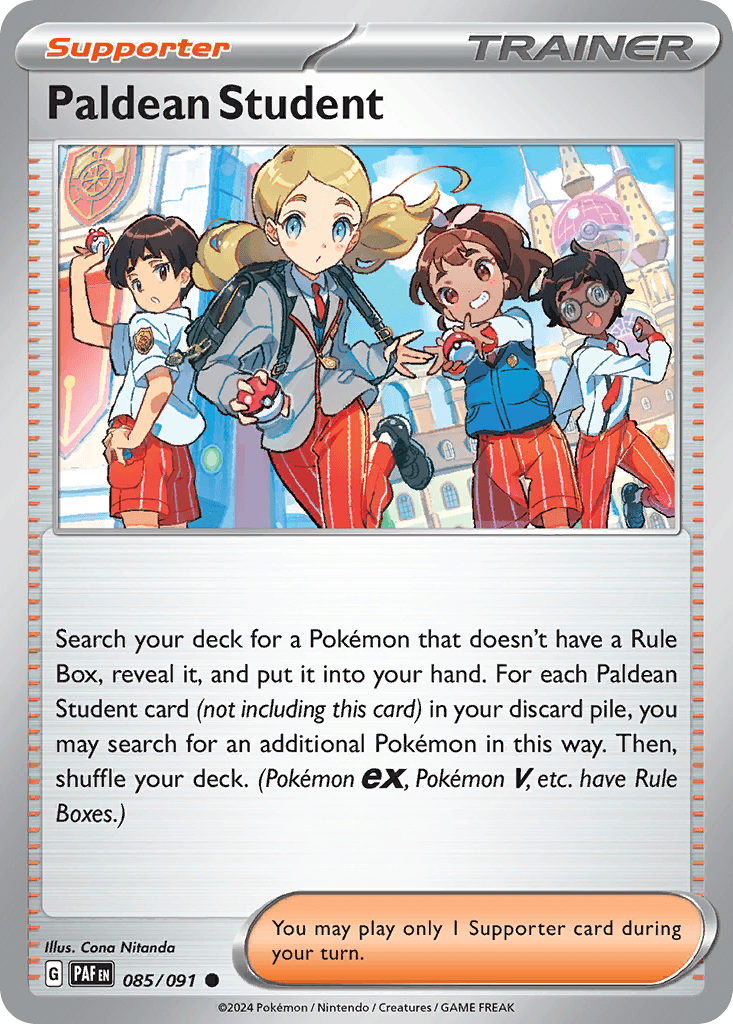Paldean Student — Paldean Fates #85