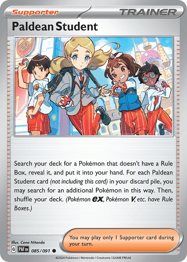 Paldean Student — Paldean Fates #85