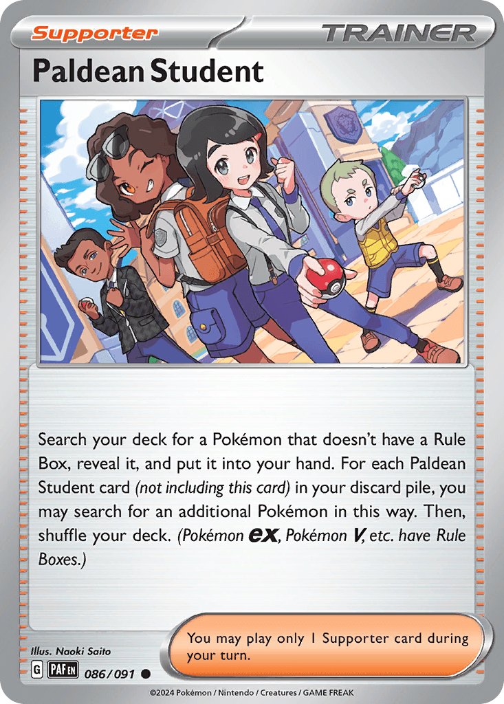 Paldean Student — Paldean Fates #86