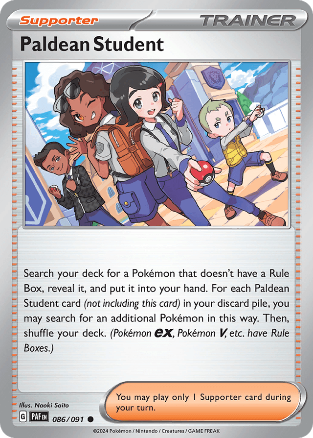 Paldean Student — Paldean Fates #86