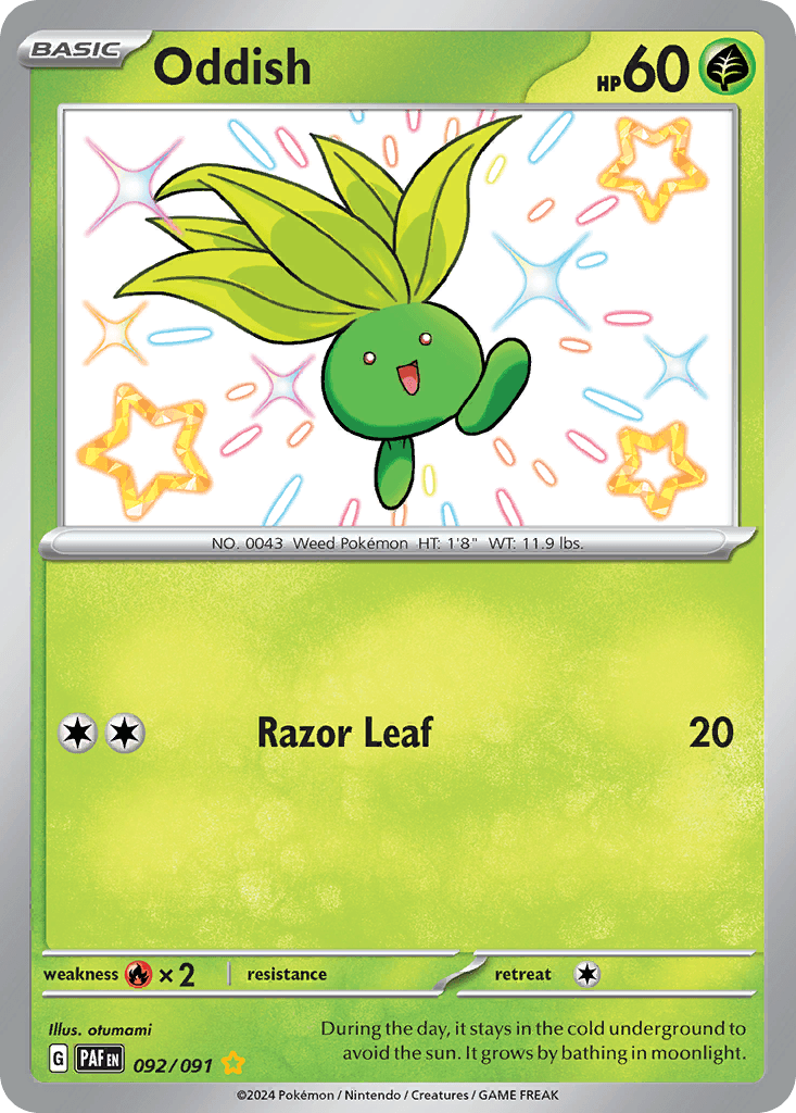 Oddish — Paldean Fates #92