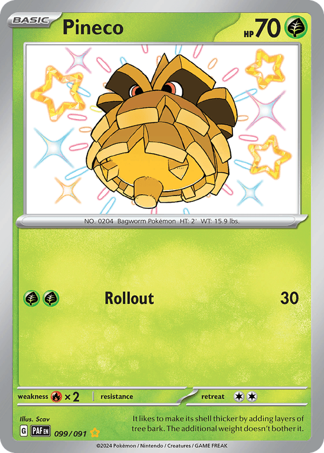 Pineco — Paldean Fates #99