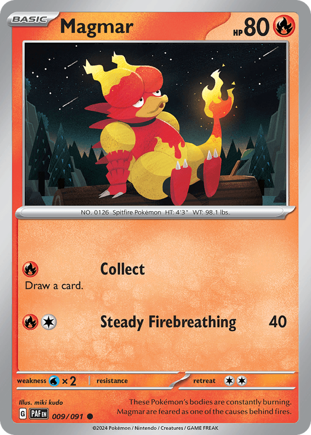 Magmar — Paldean Fates #9