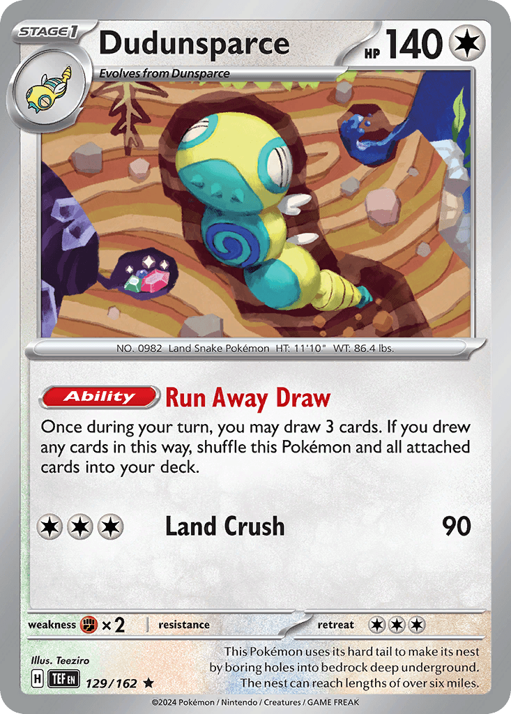 Dudunsparce — Temporal Forces #129