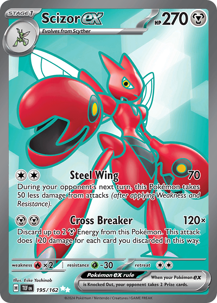 Scizor ex — Temporal Forces #195