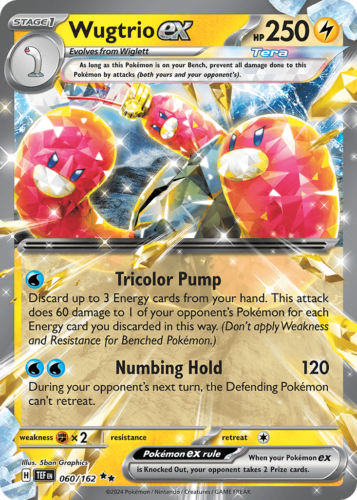 Wugtrio ex — Temporal Forces #60