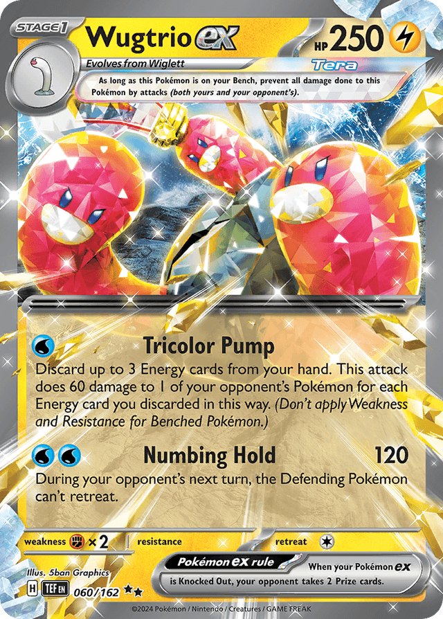 Wugtrio ex — Temporal Forces #60