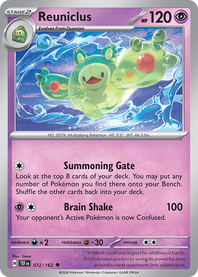 Reuniclus — Temporal Forces #72
