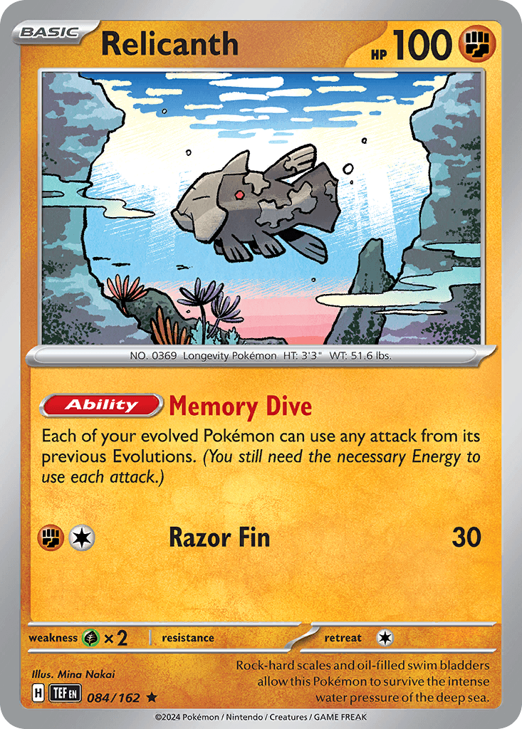 Relicanth — Temporal Forces #84
