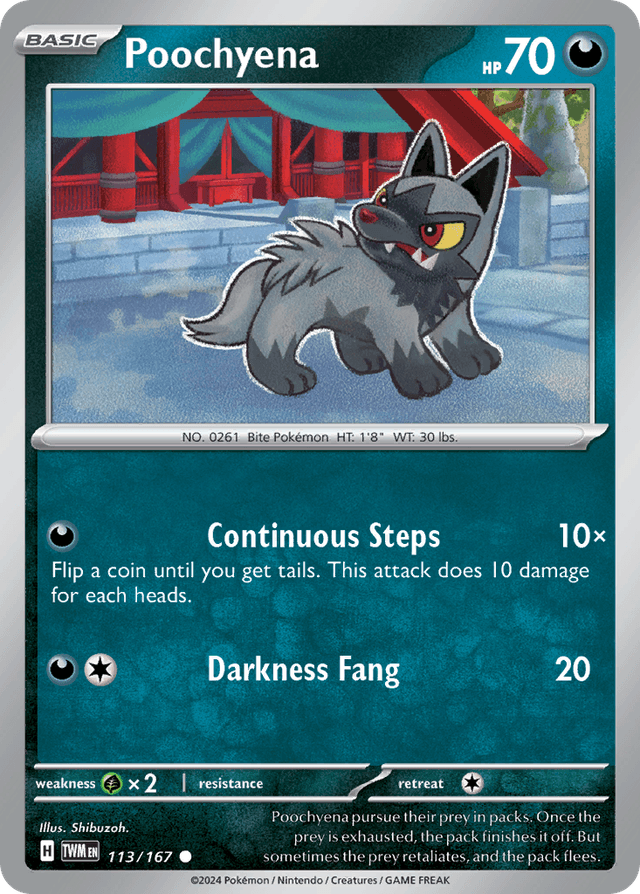 Poochyena — Twilight Masquerade #113