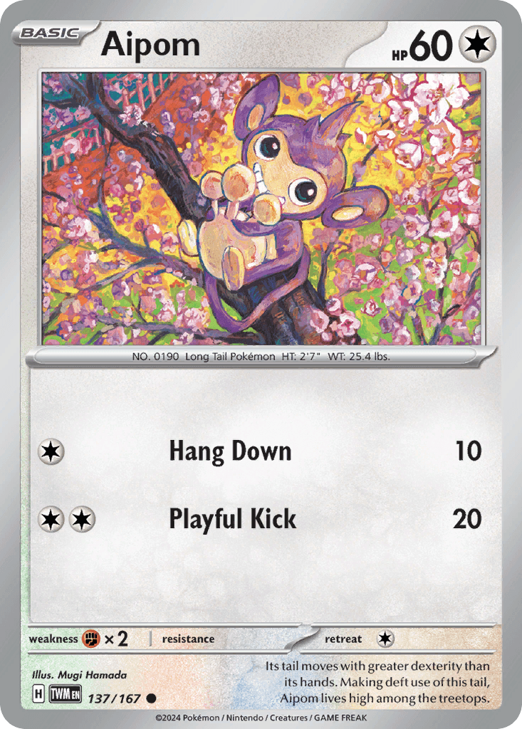 Aipom — Twilight Masquerade #137