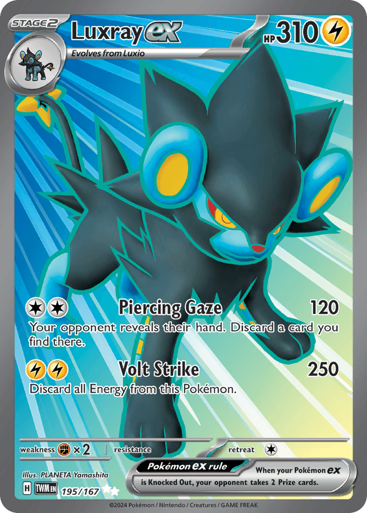 Luxray ex — Twilight Masquerade #195