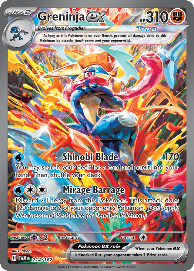 Greninja ex — Twilight Masquerade #214