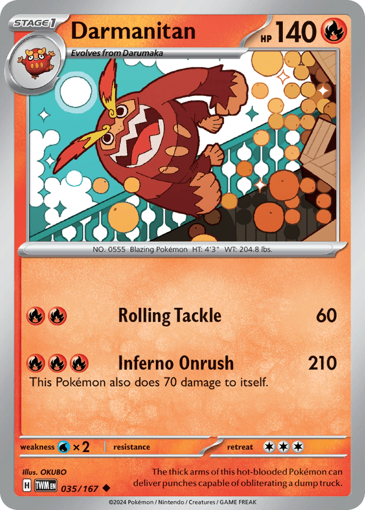 Darmanitan — Twilight Masquerade #35
