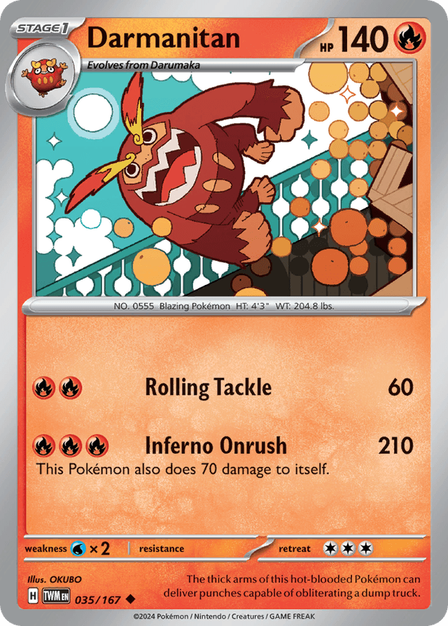 Darmanitan — Twilight Masquerade #35
