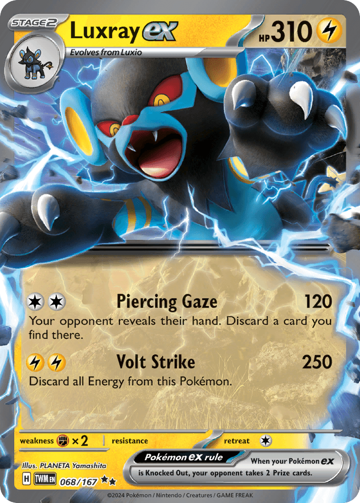Luxray ex — Twilight Masquerade #68