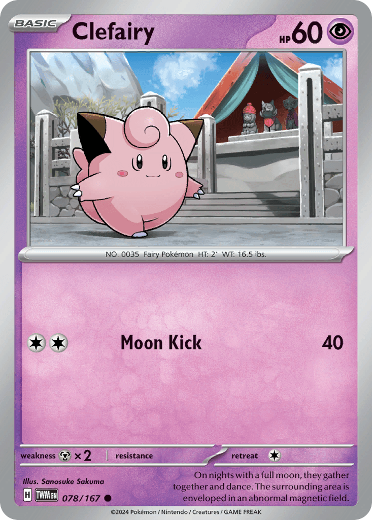 Clefairy — Twilight Masquerade #78