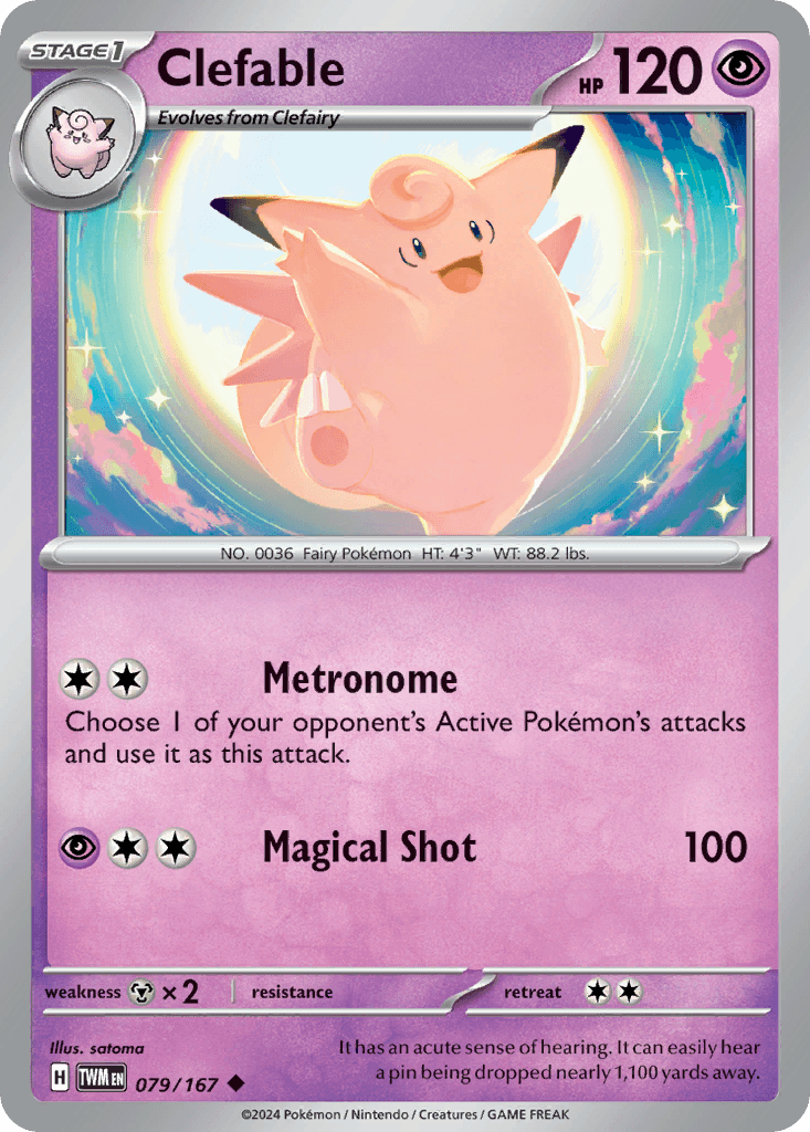 Clefable — Twilight Masquerade #79