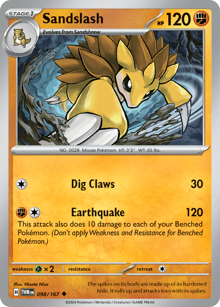 Sandslash — Twilight Masquerade #98