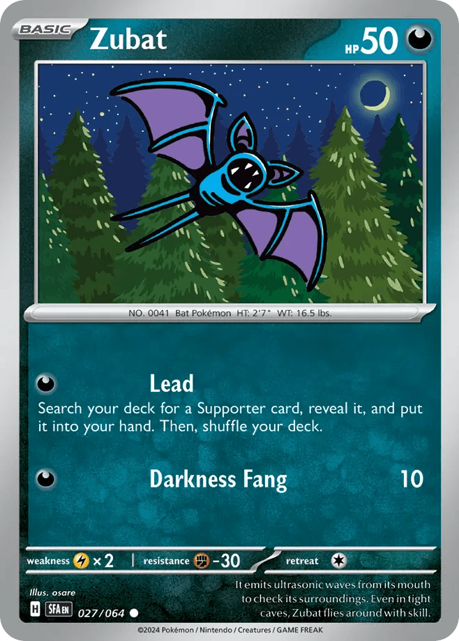 Zubat — Shrouded Fable #27