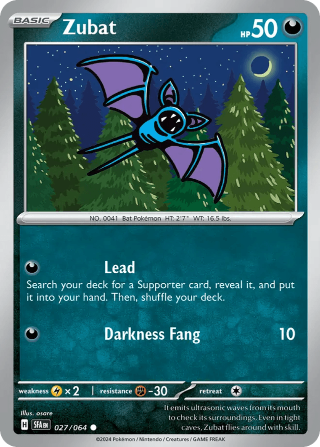 Zubat — Shrouded Fable #27