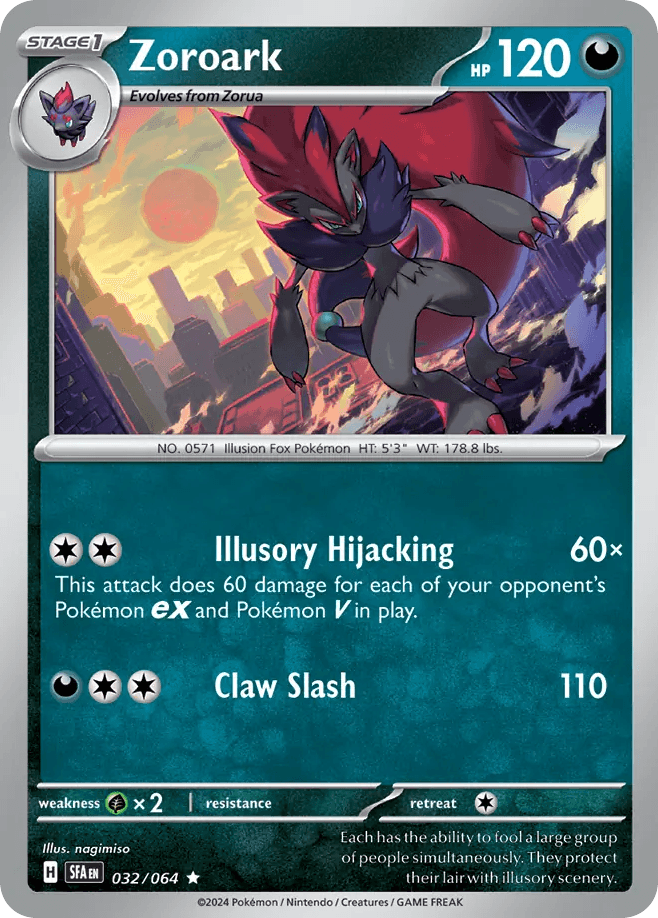 Zoroark — Shrouded Fable #32