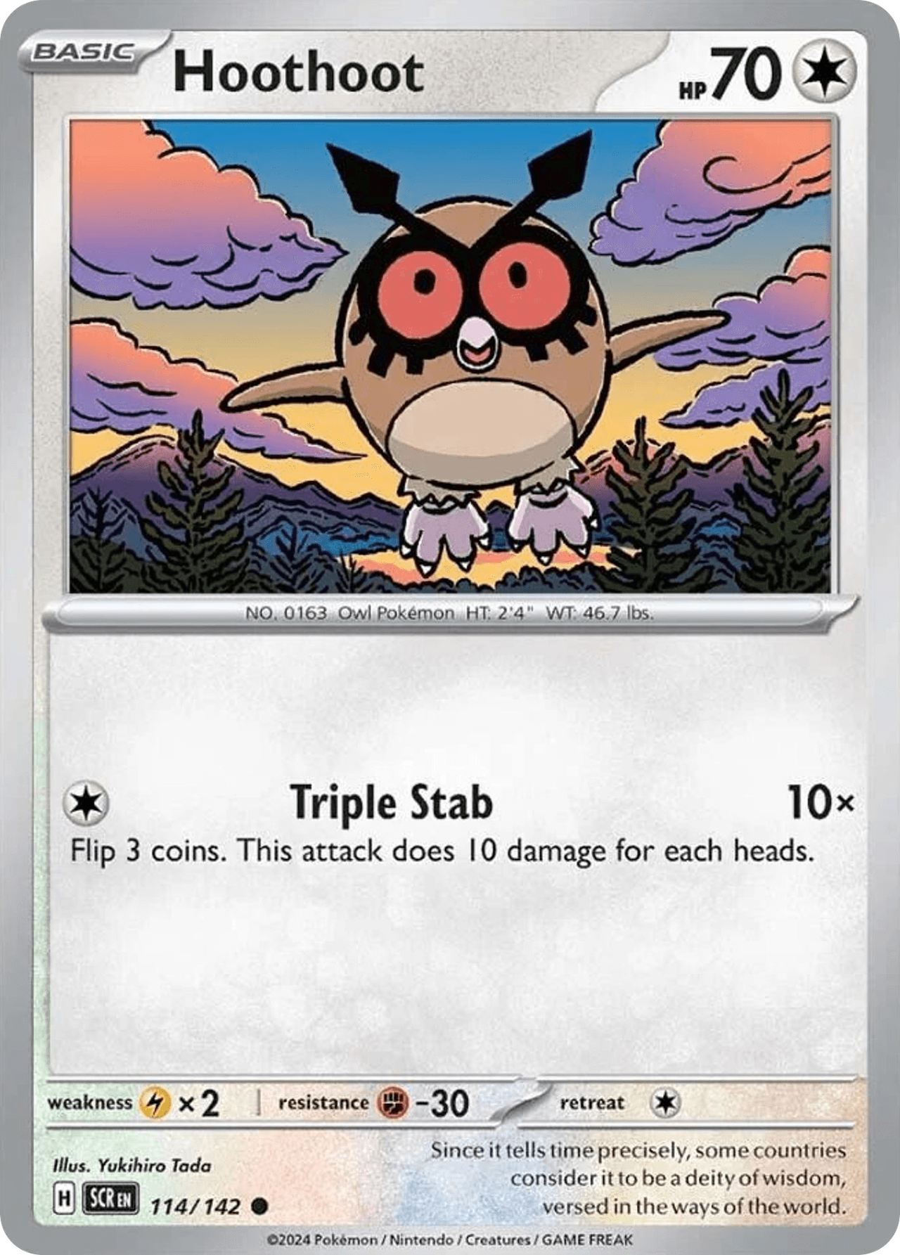 Hoothoot — Stellar Crown #114