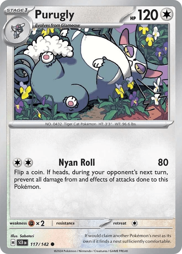Purugly — Stellar Crown #117
