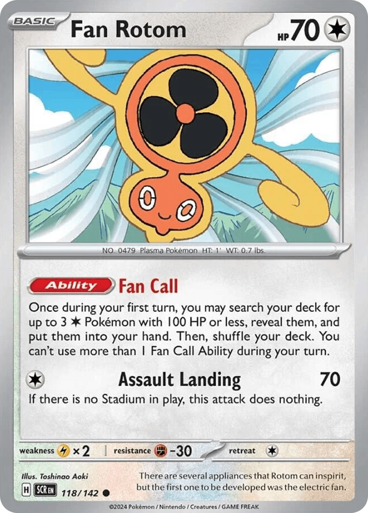 Fan Rotom — Stellar Crown #118