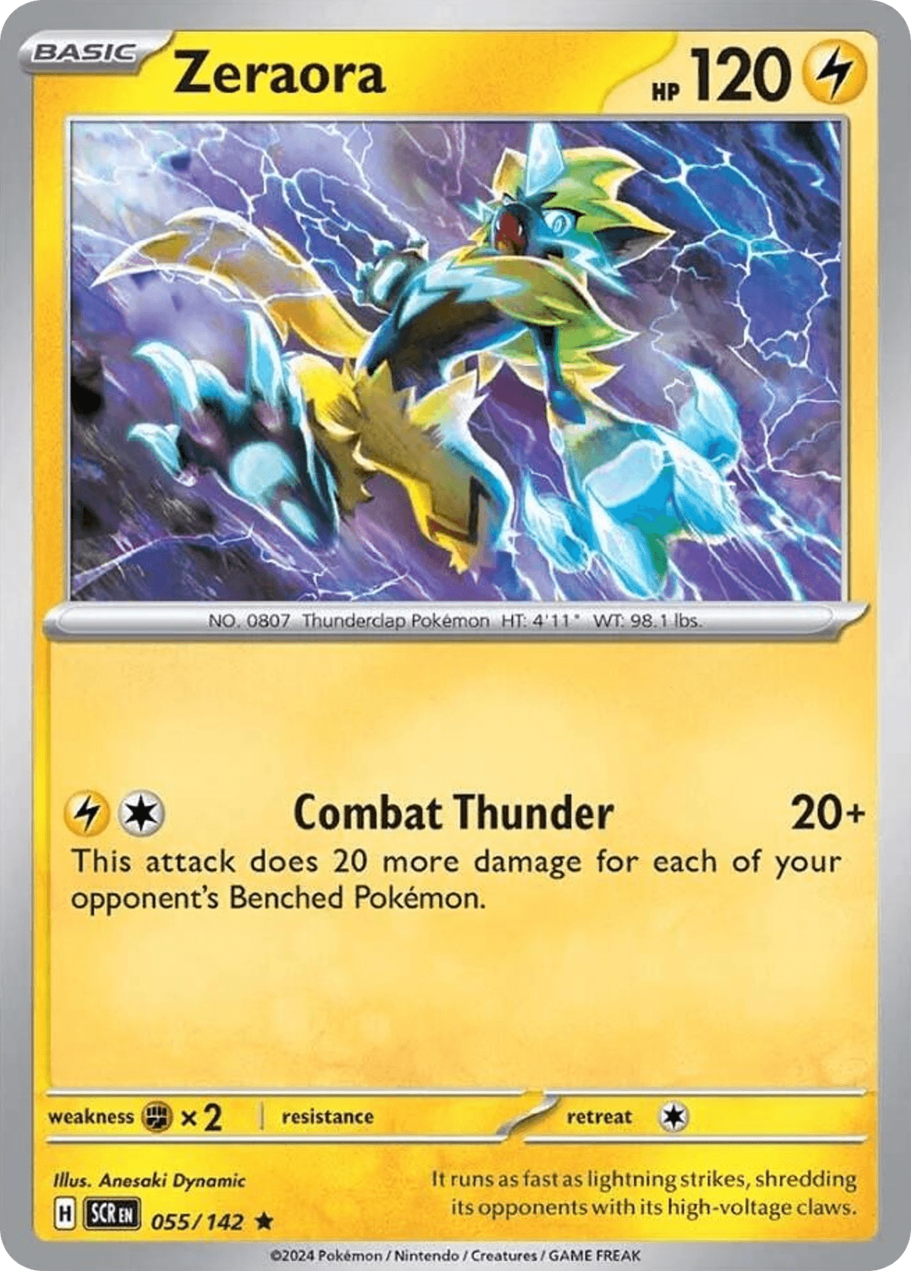 Zeraora — Stellar Crown #55