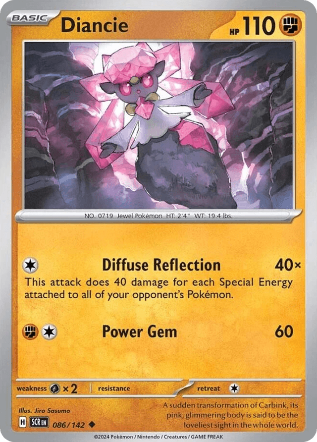 Diancie — Stellar Crown #86