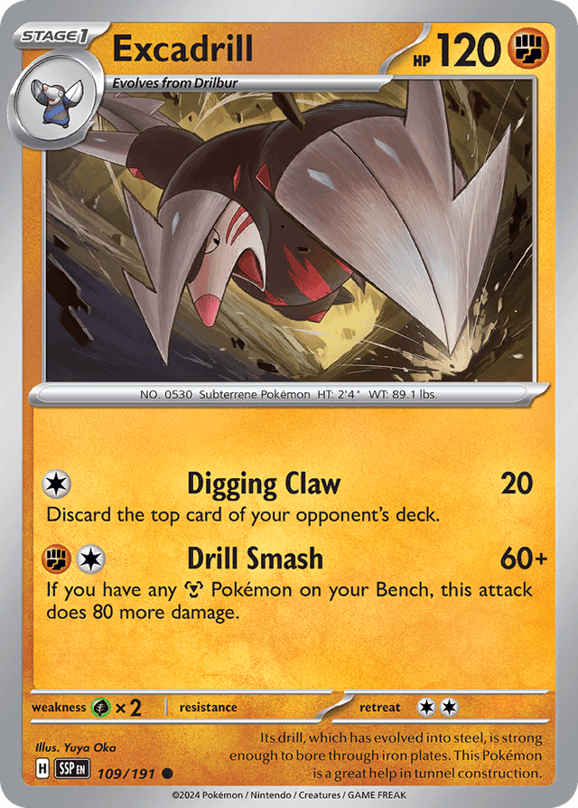 Excadrill — Surging Sparks #109