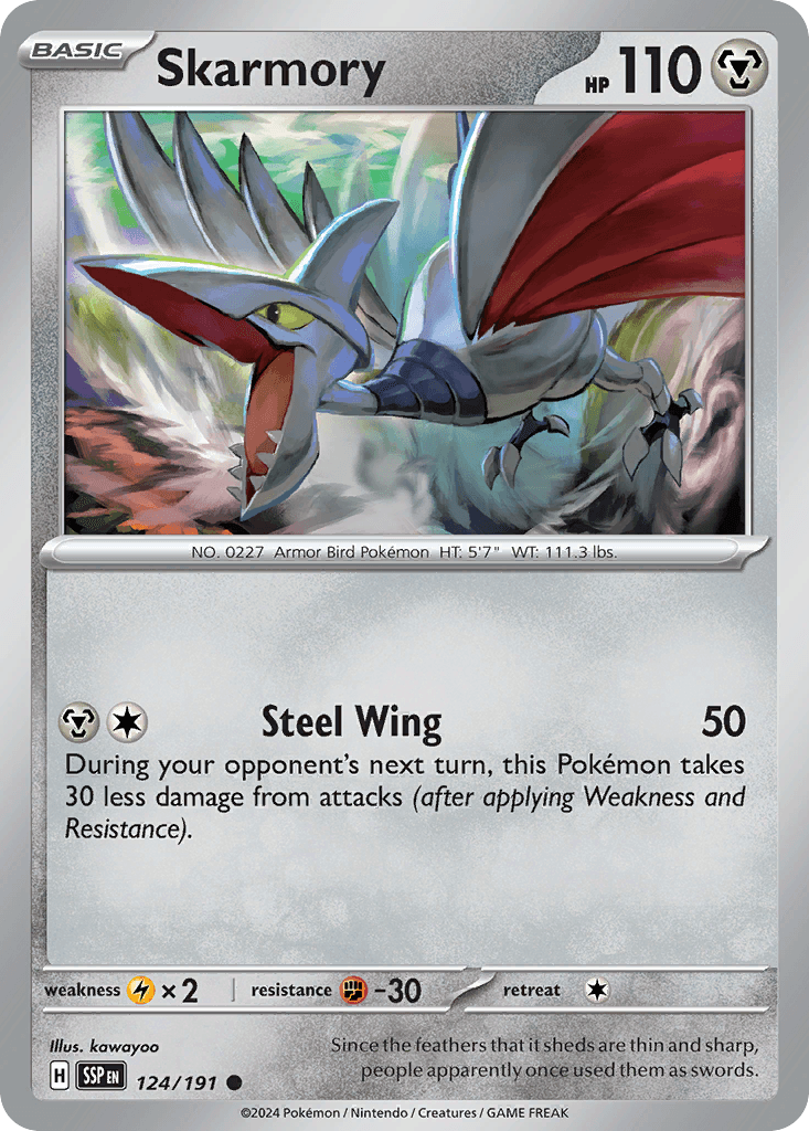 Skarmory — Surging Sparks #124