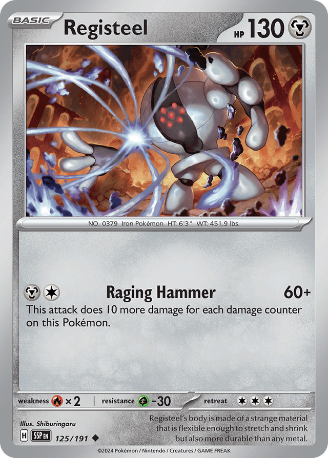 Registeel — Surging Sparks #125