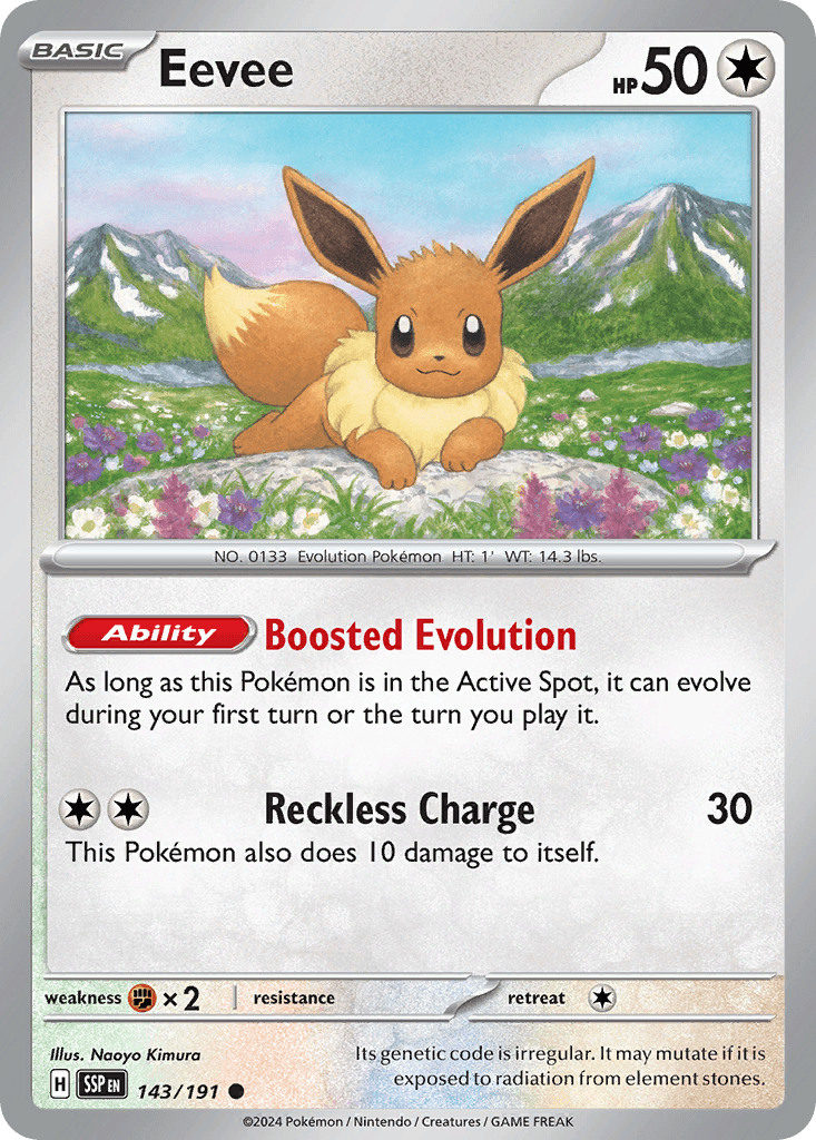 Eevee — Surging Sparks #143