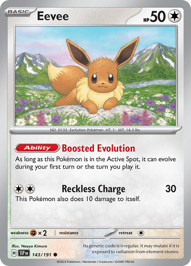 Eevee — Surging Sparks #143