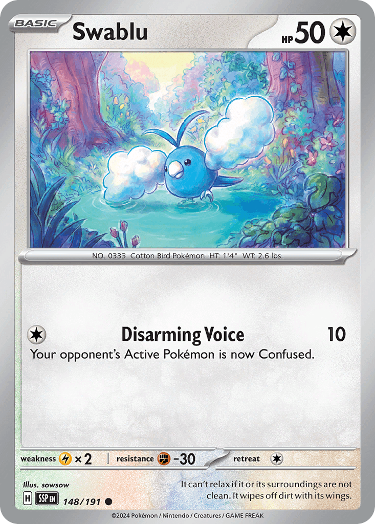 Swablu — Surging Sparks #148