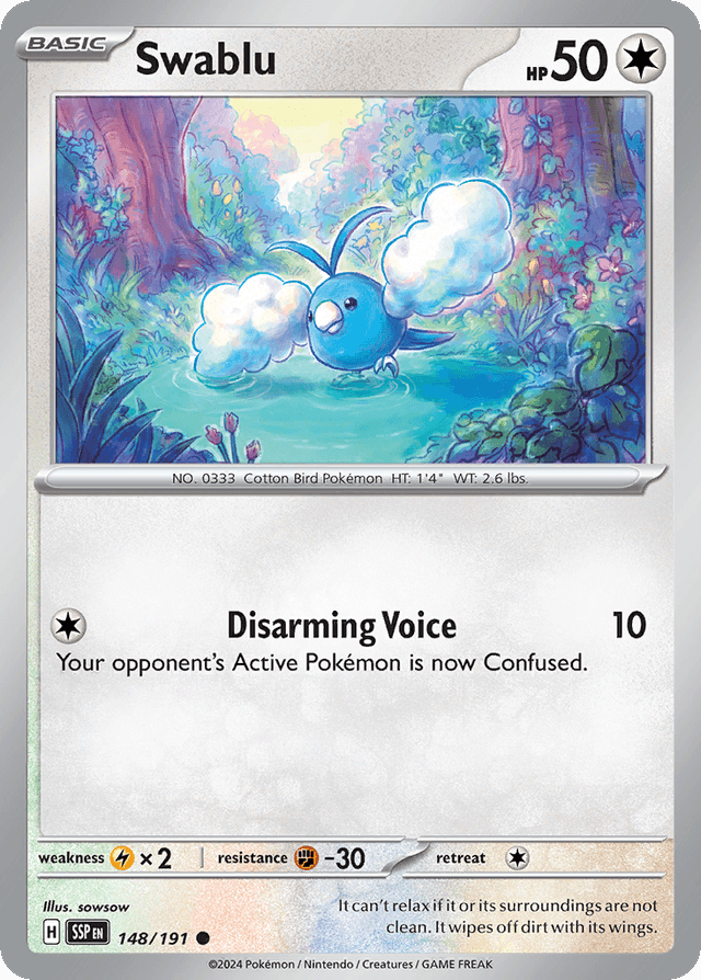 Swablu — Surging Sparks #148