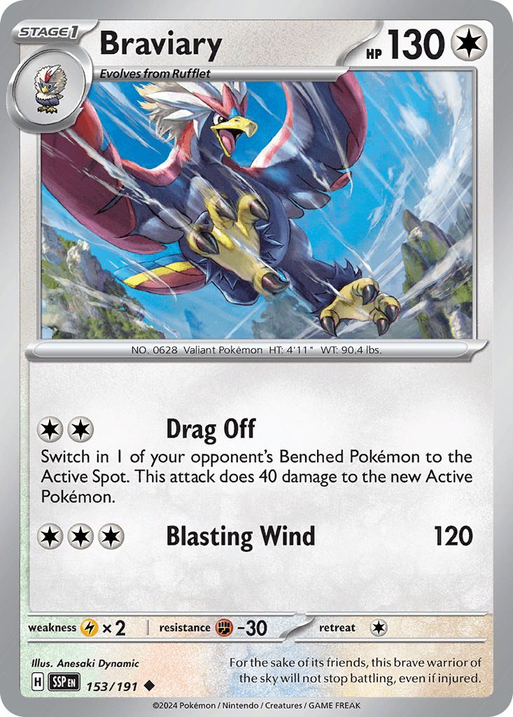 Braviary — Surging Sparks #153