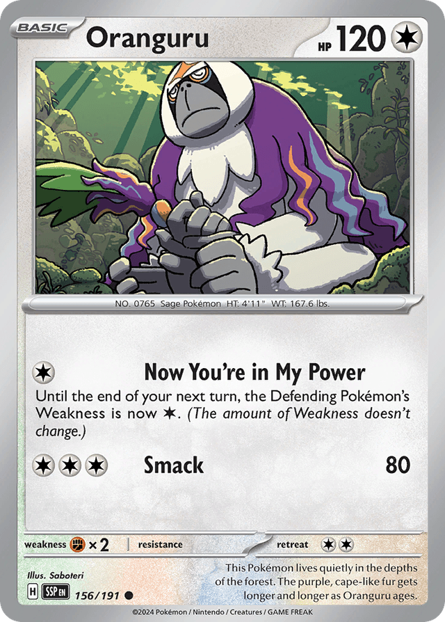 Oranguru — Surging Sparks #156