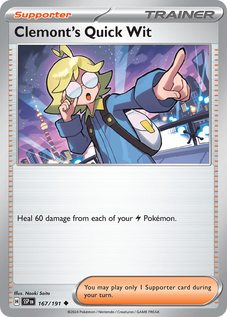 Clemont's Quick Wit — Surging Sparks #167