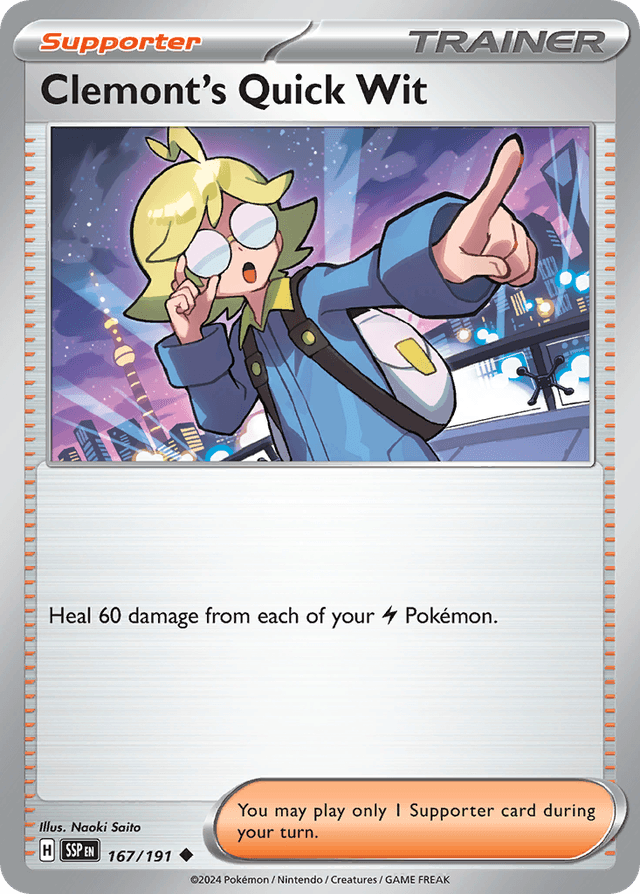 Clemont's Quick Wit — Surging Sparks #167