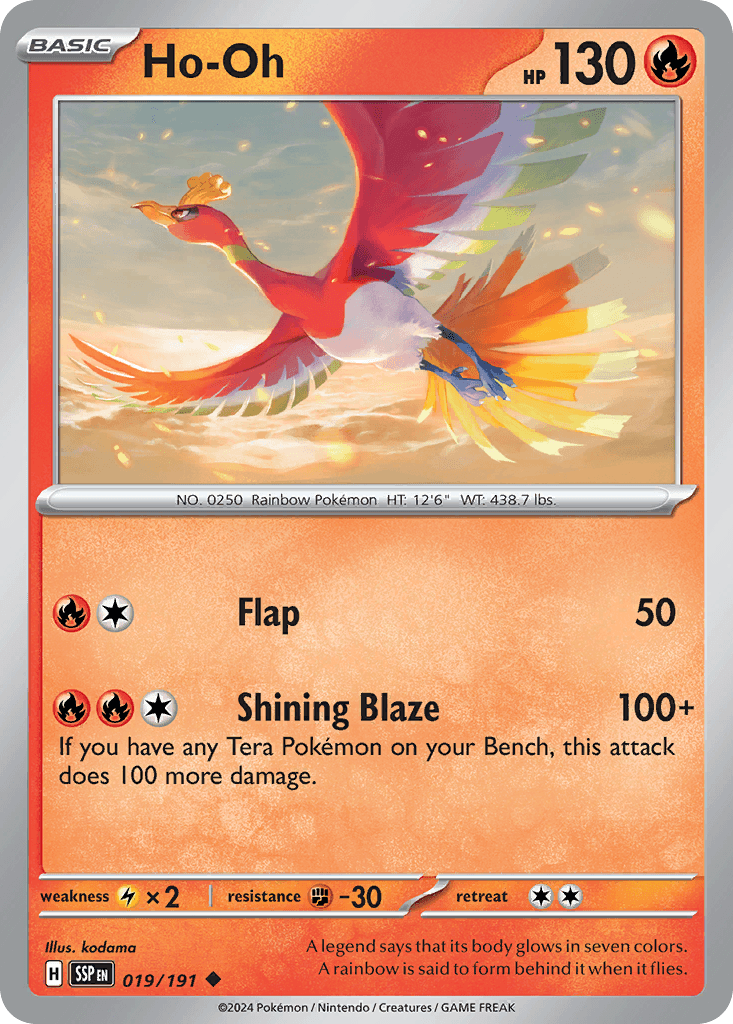 Ho-Oh — Surging Sparks #19