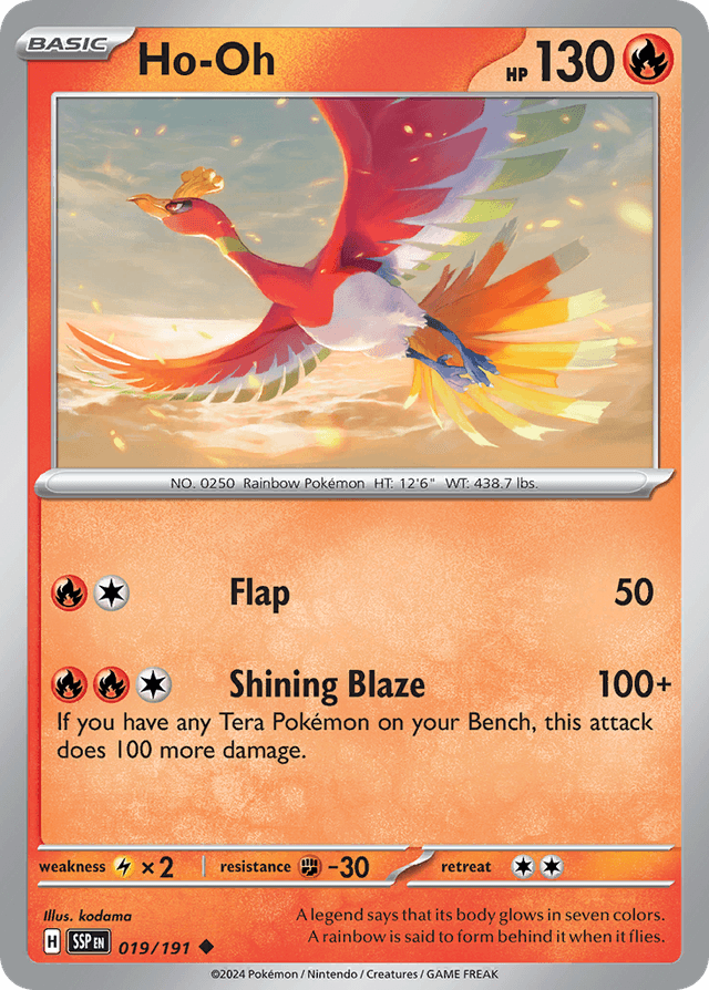 Ho-Oh — Surging Sparks #19