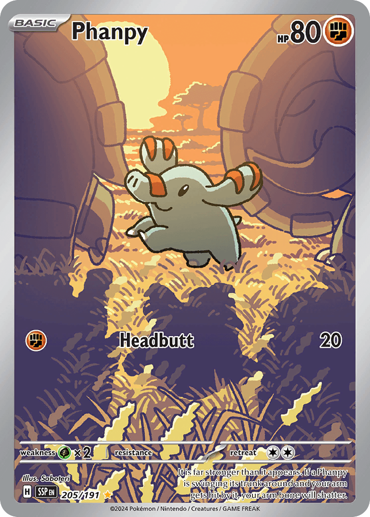 Phanpy — Surging Sparks #205